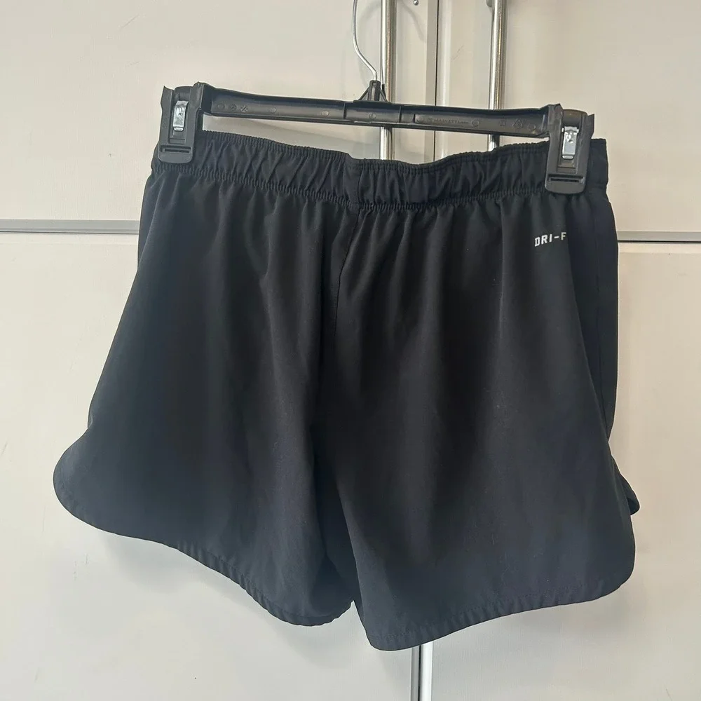 Nike Dri-FIT Running Shorts Womens XS Black Athletic Gym Workout Training 3 Inch
